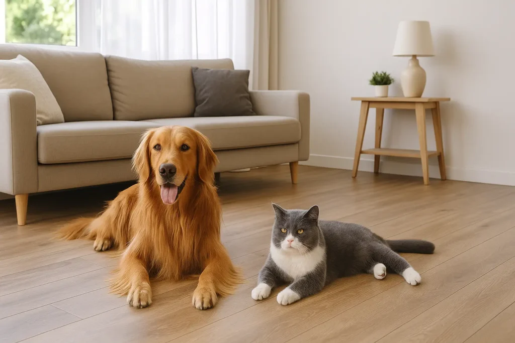 Pet-Friendly Flooring: Best Options for Dogs & Cats
